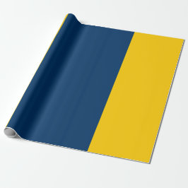 Appalachian Gold- en Blue Wrapping Paper Cadeaupapier