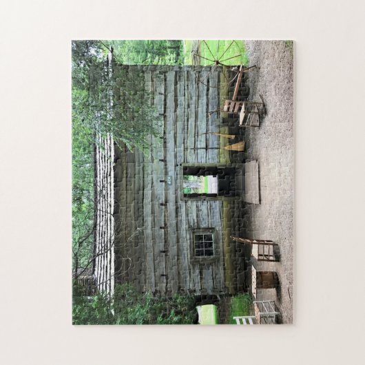Appalachian Home op Mabry Mill, Virginia Legpuzzel (Verticaal)