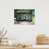 Appalachian Home op Mabry Mill, Virginia Poster (Keuken)