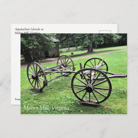 Appalachian Lifestyle in Mabry Mill, Virginia Briefkaart (Voorkant / Achterkant)
