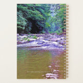 Appalachian Mountain Creek Aangepast wekelijks Planner (Achterkant)