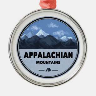Appalachian Mountains Camping Metalen Ornament