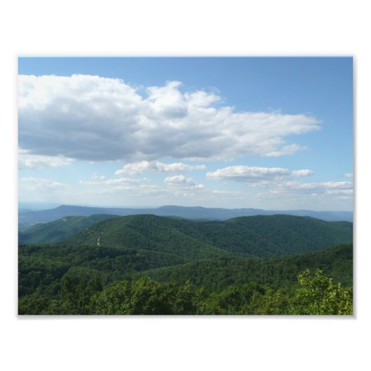 Appalachian Mountains Foto Afdruk (Voorkant)