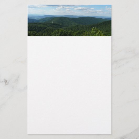 Appalachian Mountains I Shenandoah Briefpapier (Voorkant)