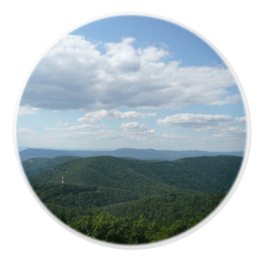 Appalachian Mountains I Shenandoah Keramische Knop (Voorkant)