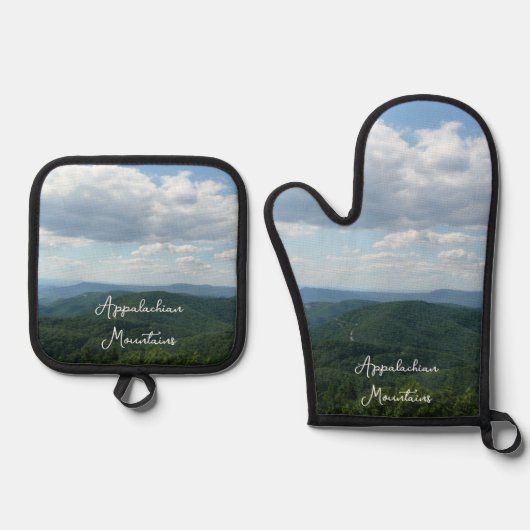 Appalachian Mountains I Shenandoah Ovenwant & Pannenlap Set (Voorkant)