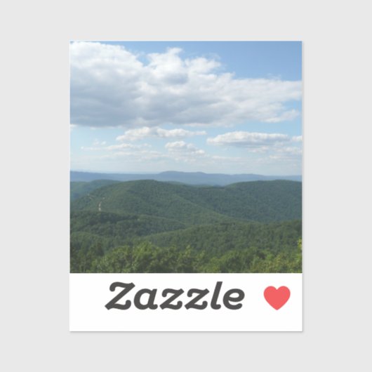 Appalachian Mountains I Shenandoah Sticker (Vel)