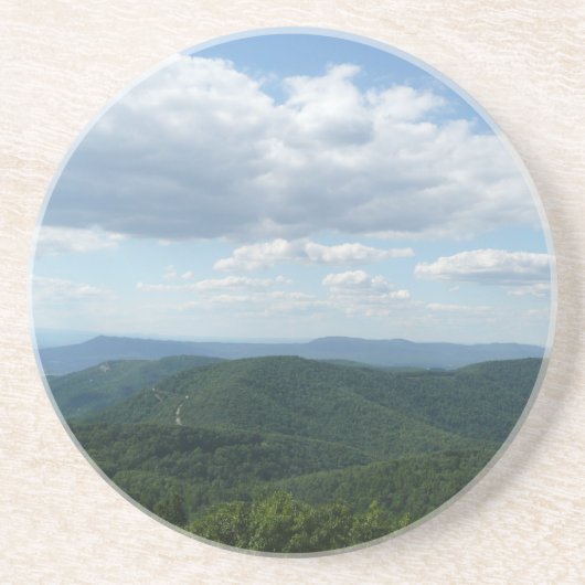 Appalachian Mountains I Shenandoah Zandsteen Onderzetter (Voorkant)