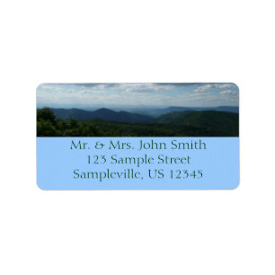 Appalachian Mountains II Shenandoah Etiket