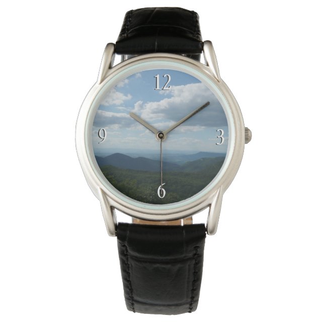 Appalachian Mountains II Shenandoah Horloge (Voorkant)