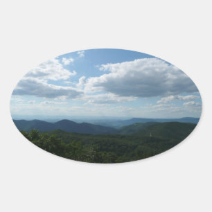 Appalachian Mountains II Shenandoah Ovale Sticker