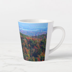 Appalachian Mountains in de herfst Latte Mok