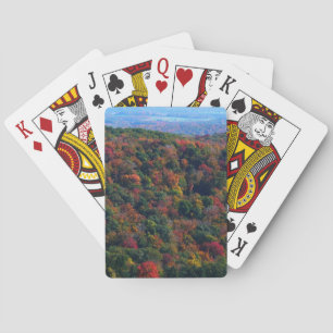 Appalachian Mountains in de herfst Pokerkaarten