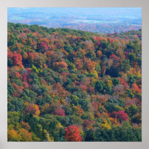 Appalachian Mountains in de herfst Poster