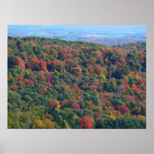 Appalachian Mountains in de herfst Poster