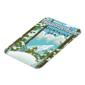 Appalachian Mountains Reisposter Magneet (Linkerzijde)
