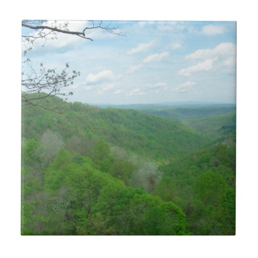  Appalachian Overlook Tegeltje (Voorkant)