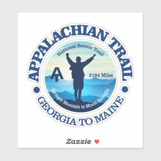 Appalachian Trail 2 Sticker (Vel)