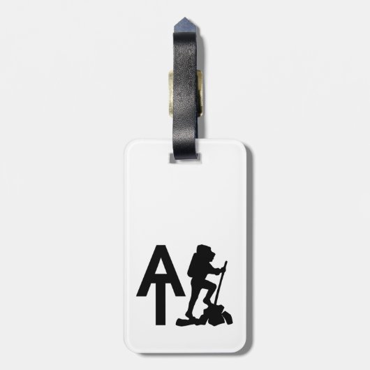 Appalachian Trail - AT - Bucket List Hike Bagagelabel (Achterkant verticaal)