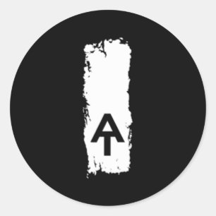 Appalachian trail blaze pocket patch ronde sticker