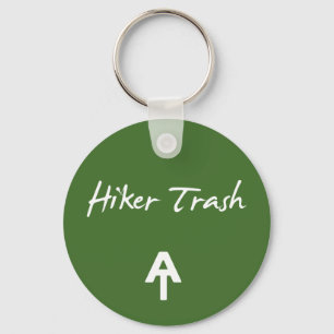 Appalachian Trail Hiker Trash Green Sleutelhanger