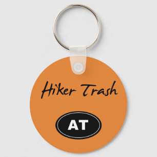 Appalachian Trail Hiker Trash Oranje Sleutelhanger
