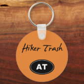Appalachian Trail Hiker Trash Oranje Sleutelhanger (Voorkant)