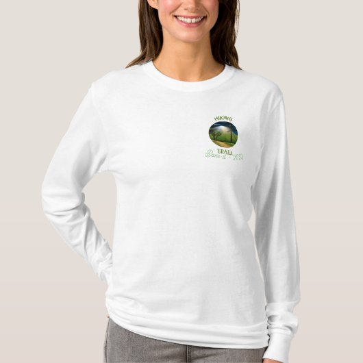 Appalachian Trail Hiker Wit T-shirt (Voorkant)