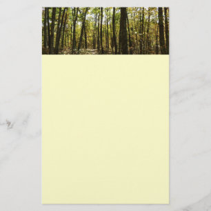 Appalachian Trail in oktober in Shenandoah Briefpapier