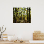 Appalachian Trail in oktober in Shenandoah Poster (Keuken)