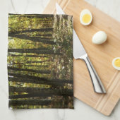 Appalachian Trail in oktober in Shenandoah Theedoek (Quarter Fold)