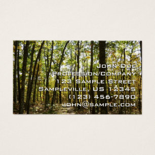 Appalachian Trail in oktober in Shenandoah Visitekaartje