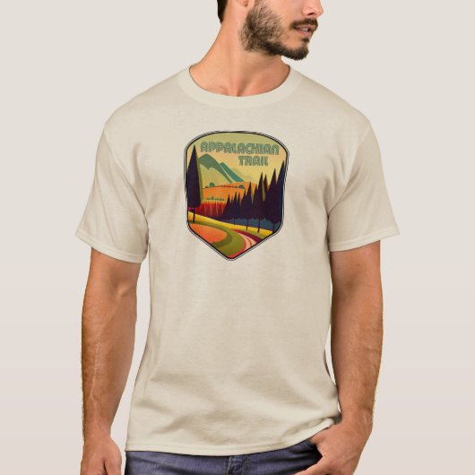 Appalachian trail kleuren t-shirt (Voorkant)