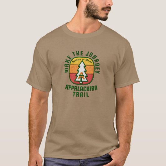 Appalachian Trail maakt de reis T-shirt (Voorkant)