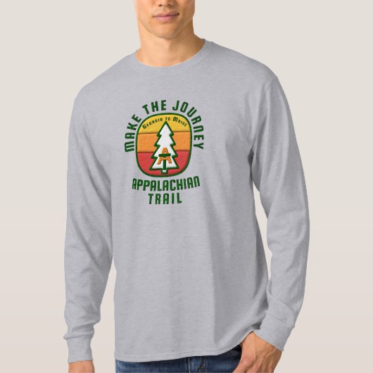 Appalachian Trail maakt de reis T-shirt (Voorkant)