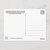 Appalachian Trail Mt. Greylock Briefkaart (Achterkant)