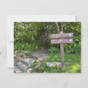 Appalachian Trail Mt. Greylock Briefkaart