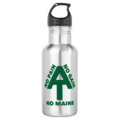 Appalachian Trail No Pain No Gain No Maine Waterfles (Voorkant)