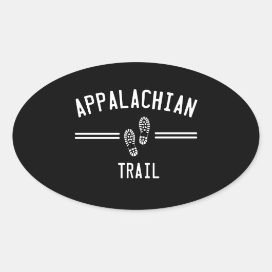 Appalachian Trail Ovale Sticker (Voorkant)