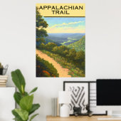 Appalachian Trail Overlook Poster (Bureau à domicile)