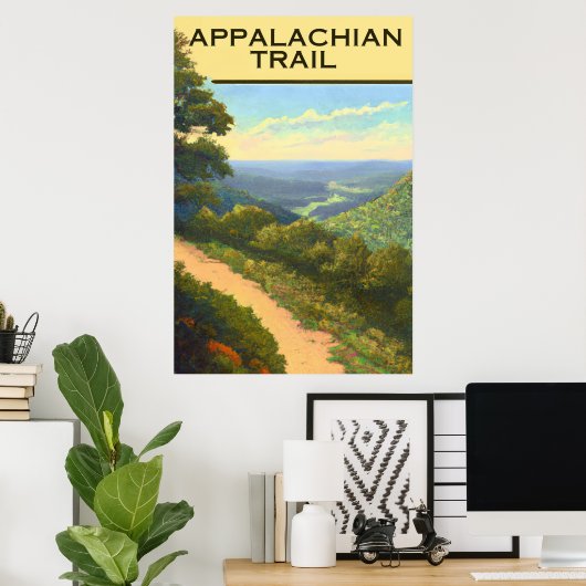 Appalachian Trail Overlook Poster (Bureau à domicile)
