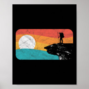 Appalachian Trail Retro Mcafee's Knob Wandelshirt Poster