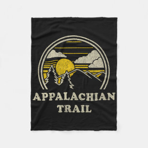 Appalachian Trail T-shirt vintage wandelen bergen Fleece Deken