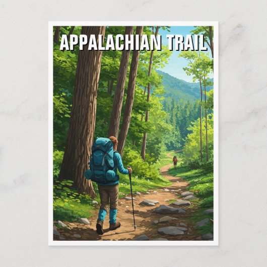 Appalachian Trail Travel Briefkaart (Voorkant)