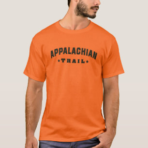 Appalachian Trail (vervormd) - Blaze Oranje T-shirt