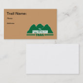 Appalachian Trail Visitekaartjes (Voorkant / Achterkant)