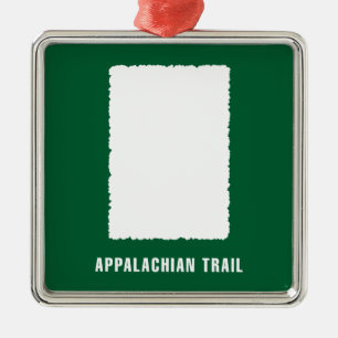 Appalachian Trail White Blaze Metalen Ornament