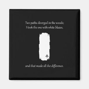 Appalachian Trail White Blaze Paths Diververs Magneet