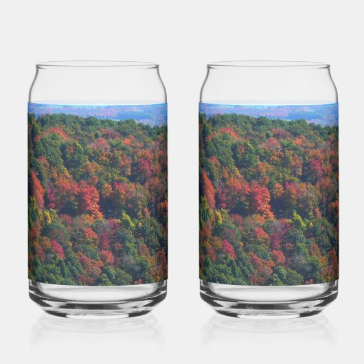 Appalachische bergen in Herfst Blikvorm Glas (Voorkant)