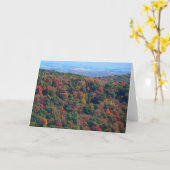 Appalachische bergen in Herfst Kaart (Gele Bloem)